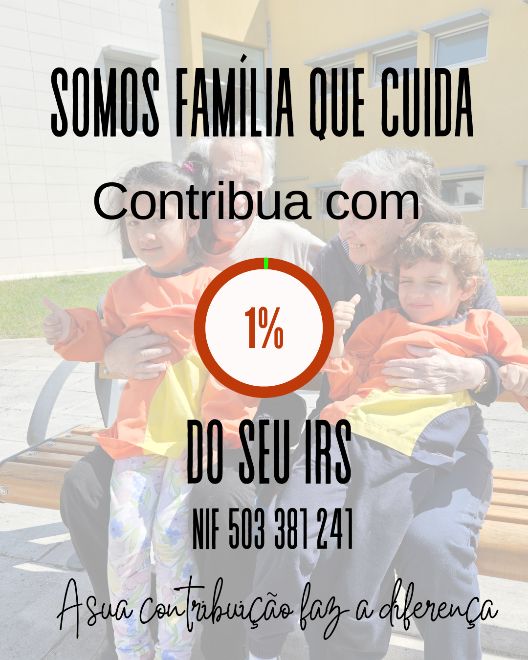 Um gesto simples que pode mudar vidas: consigne 1% do seu IRS