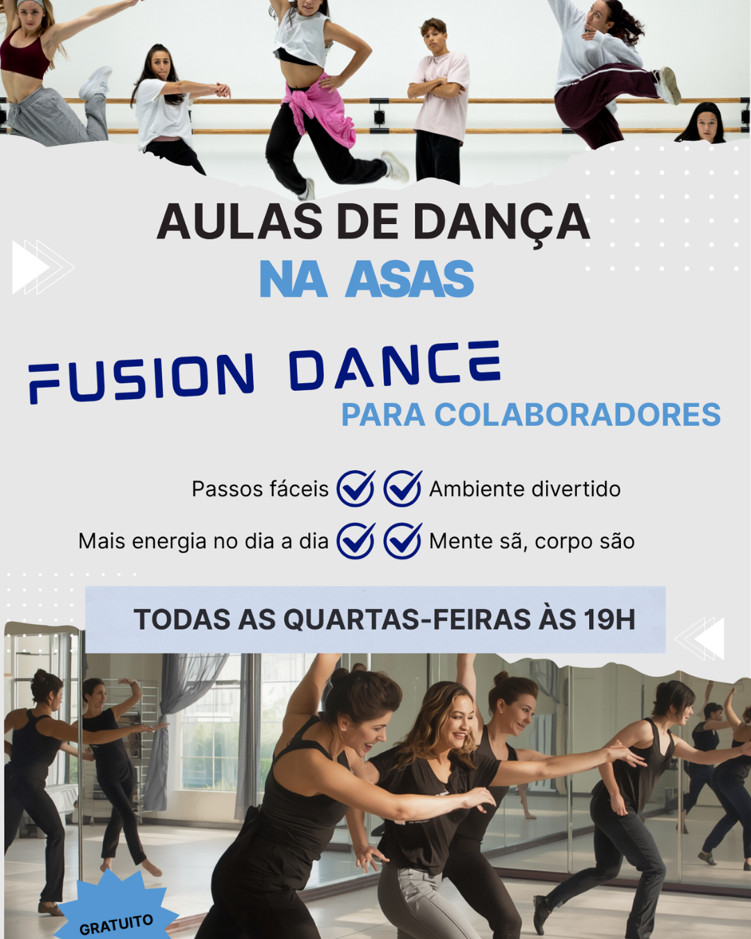 Quarta-feira é dia de dança para os trabalhadores da ASAS